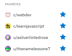Favorites