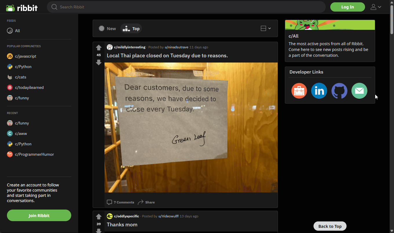Light/dark mode toggle