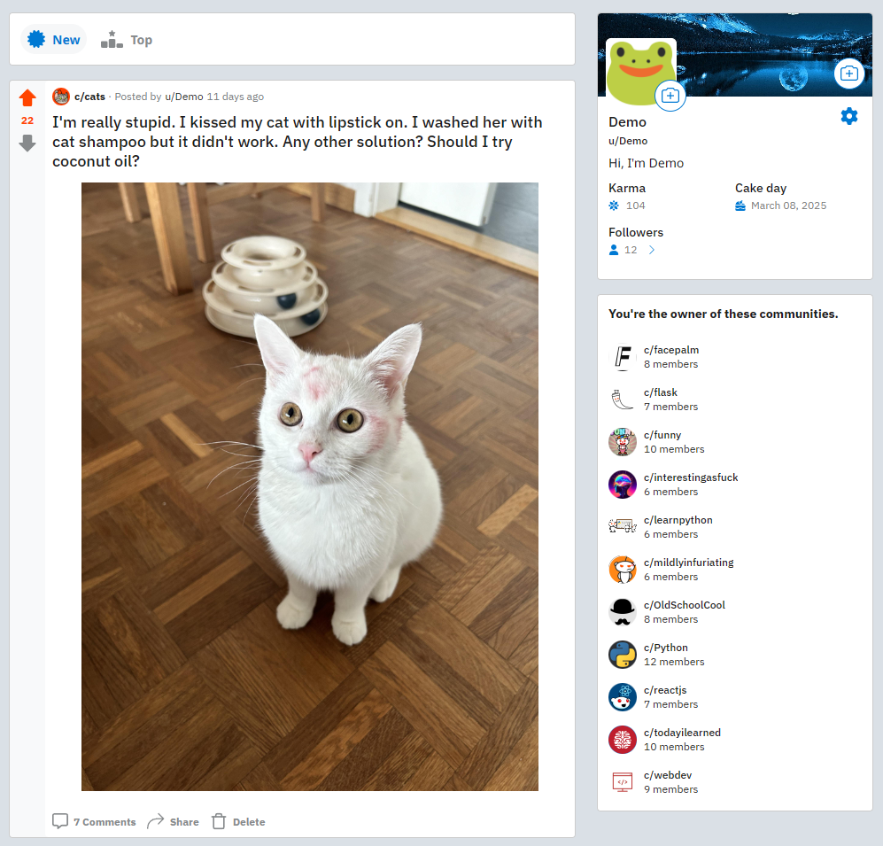 User profile